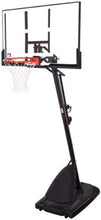Load image into Gallery viewer, Spalding- 54" Polycarbonate Backboard NBA Portable Basketball System/Hoop -
