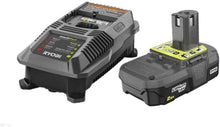 Load image into Gallery viewer, Ryobi P163 18V OnePlus Lithium 2.0Ah Compact Battery and Charger Upgrade Kit includes a P118 Charger and P190 Battery