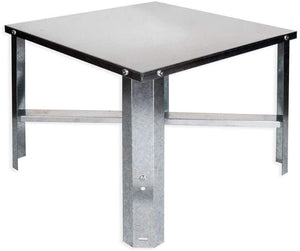 Eastman 86278 Water Heater Stand 30-60 Gallon, Silver