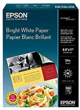 Load image into Gallery viewer, Epson Bright White Pro Paper - S041586-4, 8.5&quot; x 11&quot; (500 sheets)