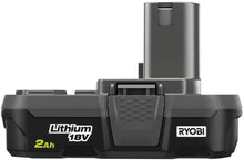 Load image into Gallery viewer, Ryobi Glue Gun P305 with Charger &amp; Lithium-ion battery P163 18-Volt ONE+ 2.0 Ah battery and charger