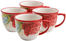 Load image into Gallery viewer, The Pioneer Woman Blossom Jubilee 16-Ounce Mug Set, Set of 4
