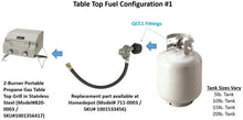 Load image into Gallery viewer, Nexgrill Industries Inc. 820-0033 2-Burner Portable Propane Gas Table Top Grill
