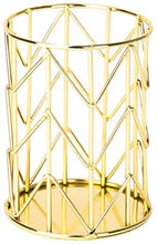 Load image into Gallery viewer, U Brands Pencil Cup, Wire Metal, Gold - 897U06-24