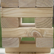 Load image into Gallery viewer, Hey! Play! Classic Giant Wooden Blocks Tower Stacking Game