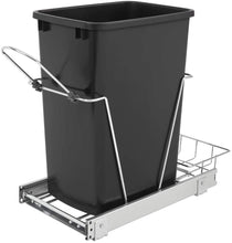 Load image into Gallery viewer, Rev-A-Shelf Single 35 Quart Pull Out Trash Can for Kitchen or Bathroom Cabinet Drawer Storage