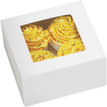 Load image into Gallery viewer, Wilton 3-Pack 4 Cavity Cupcake Box, White