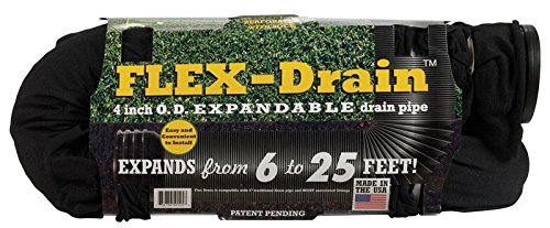 Flex Drain 51510 25' Perforated FLEX-Drain With Sock
