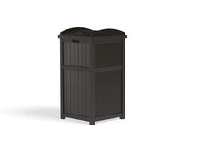 Load image into Gallery viewer, Suncast 33 Gallon Outdoor Trash Hideaway with Lid