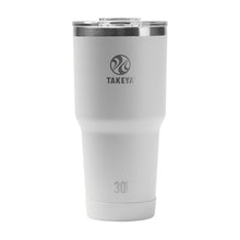 Load image into Gallery viewer, Takeya Actives Insulated Stainless Tumbler with Flip Lid, 30oz, Arctic