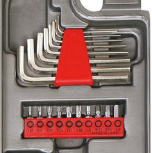 Load image into Gallery viewer, Apollo Tools DT9408 53 Piece Household Tool Set with Wrenches, Precision Screwdriver Set and Most Reached for Hand Tools in Storage Case