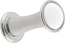 Load image into Gallery viewer, Perennial 1 in. White Ceramic and Polished Nickel Coat Hook