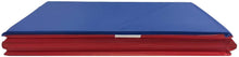 Load image into Gallery viewer, Kindermat Basic Rest Mat, 1" Thick, 45 X 19", Red/Blue, School, Home, Daycare