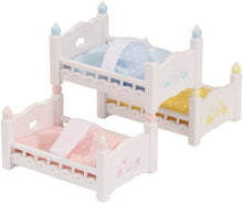 Load image into Gallery viewer, Calico Critters Triple Baby Bunk Beds