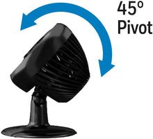 Load image into Gallery viewer, Honeywell Turbo Force Oscillating Table Fan, HT-906,Black
