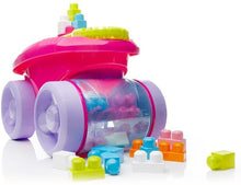 Load image into Gallery viewer, Mega Bloks First Builders Block Scooping Wagon Vehicle (Scooping Wagon, Pink)
