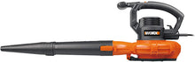 Load image into Gallery viewer, WORX WG518 12 Amp 2-Speed Leaf Blower, Mulcher &amp; Vacuum, 10" x 11" x 40", Orange and Black