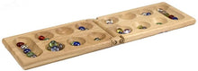 Load image into Gallery viewer, Pressman Mancala - Real Wood Folding Set, with Multicolor Stones by Pressman