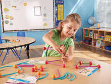 Load image into Gallery viewer, Learning Resources Dive into Shapes! A "Sea" and Build Geometry Set, 129 Pieces