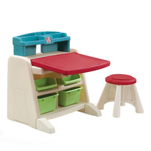Load image into Gallery viewer, Step2  Flip and Doodle Desk with Stool Easel