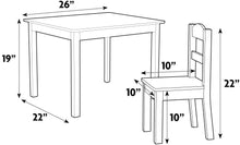 Load image into Gallery viewer, Humble Crew Kids Wood Table &amp; 4 Chairs Set