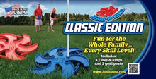 Load image into Gallery viewer, Fling A Ring Outdoor Backyard Game, Red and Blue