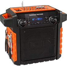 Load image into Gallery viewer, ION Audio Garage Rocker Wireless Worksite Speaker with Tool Storage (Orange)