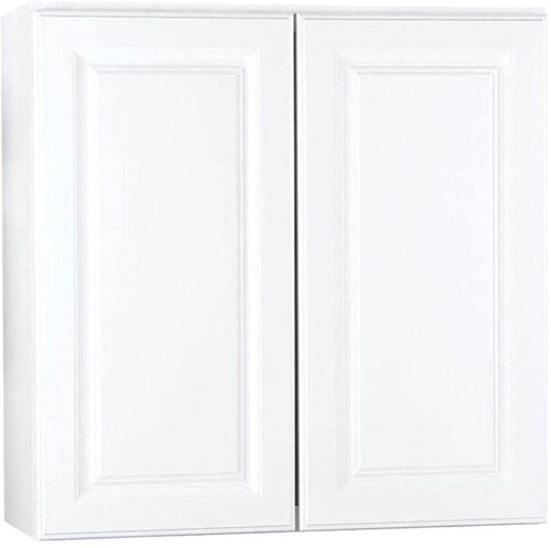 Hampton Bay 30x30x12 in. Wall Cabinet in Satin White