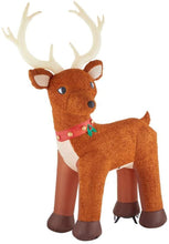 Load image into Gallery viewer, Gemmy 10.5Ft. Tall Christmas Inflatable Airblown Giant Plush Reindeer Indoor/Outdoor Holiday Decoration