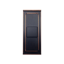 Load image into Gallery viewer, Mediterranean Bronze Finish wireless doorbell button