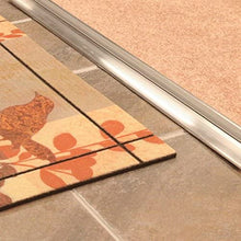 Load image into Gallery viewer, Low 3-3/8" Wide Aluminum Door Threshold with Vinyl Seal - #99008