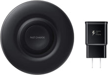 Load image into Gallery viewer, Samsung Wireless Charger Fast Charge Pad (2018), Universally Compatible with Qi Enabled Phones and Select Samsung Watches (US Version), Black - EP-P3100TBEGUS