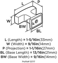 Load image into Gallery viewer, Amerock Westerly Collection T-Knob