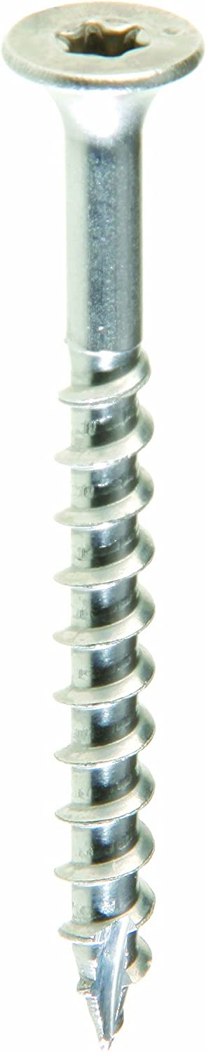 Deck Screw, Stainless Steel, 1-Pound Tub, 2.5 inches