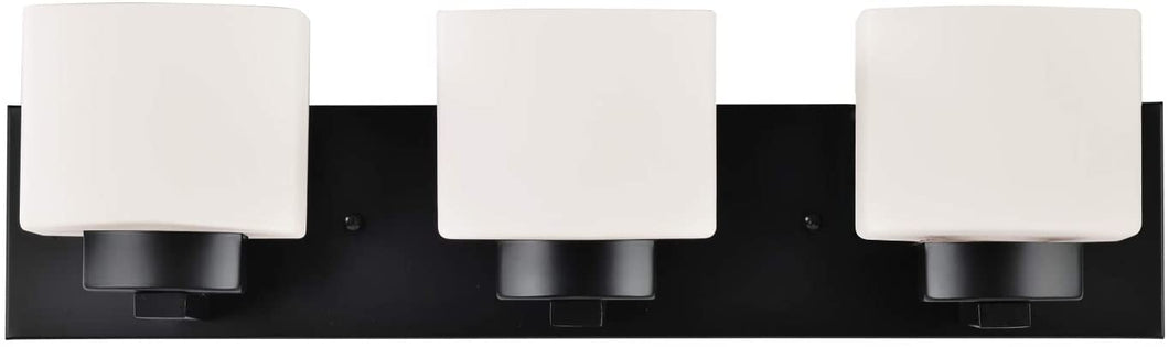 Design House Dove Creek Traditional Indoor Dimmable Light with Square Frosted Glass