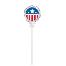 Load image into Gallery viewer, Mini Patriotic Self Inflating Balloons, 3ct
