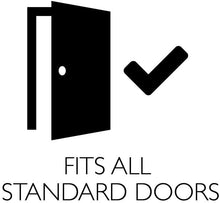 Load image into Gallery viewer, Design House 728311 Terrace 6-Way Universal Privacy Door Knob, Polished Brass, 1