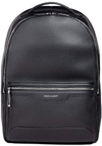 Hook & Albert Black Leather Work Backpack