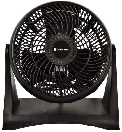 Comfort Zone CZHV8T 3-Speed Wall-Mountable 8-inch High-Velocity Fan