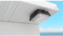 Load image into Gallery viewer, Commercial Electric Square 1-Light 20-Watt Dark Bronze LED Outdoor Flush Mount Area and Canopy Light with 2200 Lumens (2-Pack)