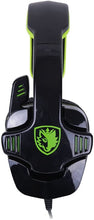 Load image into Gallery viewer, SADES SA708 3.5mm Stereo Gaming Headset Headset with Microphone (Green)