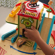 Load image into Gallery viewer, KidKraft Wash N Go Wooden Car Garage Playset, Multi