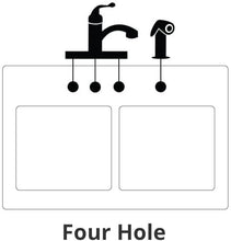 Load image into Gallery viewer, Thermocast Brighton Drop-in Acrylic 33x19x9 in. 1-Hole Double Bowl Kitchen Sink in White