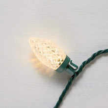 Load image into Gallery viewer, Home Accents Holiday 61 ft. 100-Light Warm White LED C9 Light String on a Spool