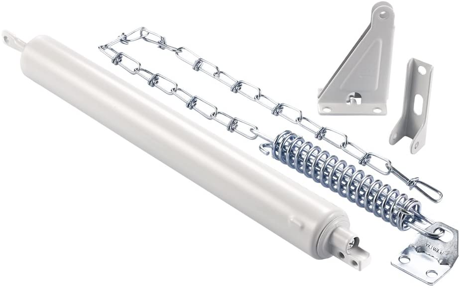 Ideal SecuritySK80 Closer and Chain Bundle for Standard Storm and Screen Doors1.25 inch Diameter White