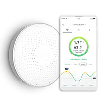 Load image into Gallery viewer, Airthings Wave Smart Radon Detector with free app – Easy-to-Use – Temp and Humidity – Accurate – No Lab Fees – Battery Operated