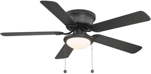 Hugger 52 Inch LED Indoor Black Ceiling Fan AL383LEDBK