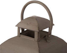 Load image into Gallery viewer, Glitzhome Mondern Farmhouse Wooden Lantern Hanging Decorative Candle Lantern for Outdoor &amp; Indoor