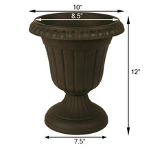 Load image into Gallery viewer, Traditional Plastic Urn Color: Black, Size: 10" x 12"