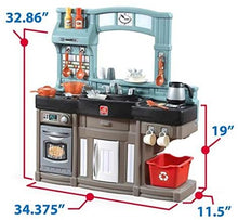 Load image into Gallery viewer, Step2 Best Chefs Kitchen Playset | Kids Play Kitchen with 25-Pc Toy Accessories Set, Real Lights &amp; Sounds, Multicolor